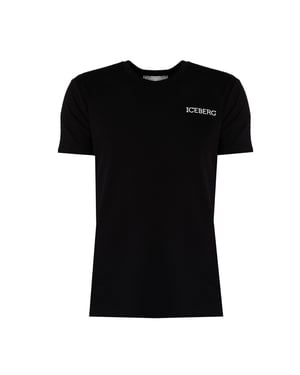 Iceberg T-Shirt C-Neck Mannen zwart