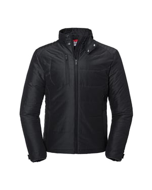 Russell Heren Cross Gewatteerd Jasje (Zwart)