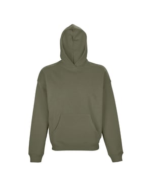 SOLS Unisex Adult Connor Organic Oversized Hoodie (Khaki)