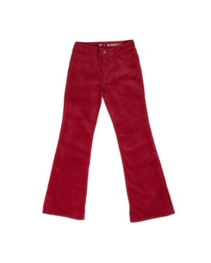Fluwelen flare jeans 816732 meisje