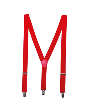 Premier Clip-On broekbeugels (Rood)