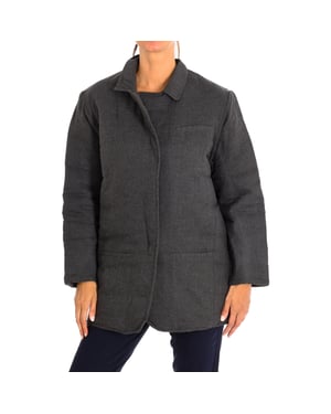 Gewatteerd damesjack met lange mouwen 8527