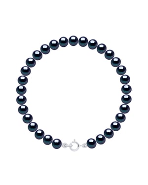 Armband van Echte Gecultiveerde Zoetwaterparels Semi Rond 5-6 mm