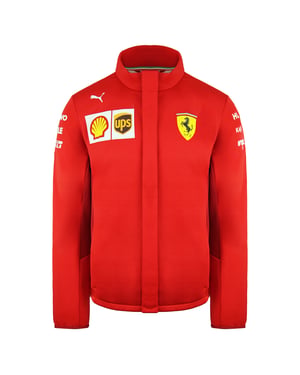 Puma Scuderia Ferrari Lange Mouw Zip Up Rood Heren Softshell Jas 763021 02