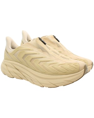 Hoka Project Clifton Heren Beige Sportschoenen