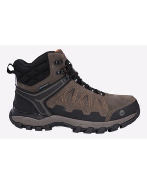 Hi-Tec V-Lite Explorer WP Koe Suede Leren Heren Borstnut/Oranje Wandelschoenen