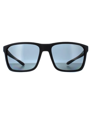 Arnette AN4324 Lil' Snap 276222 matte blauwe donkere grijze spiegel water gepolariseerde zonnebril