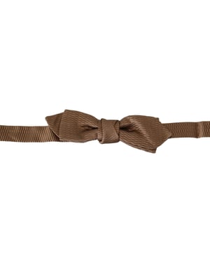 Dolce & Gabbana Mannen bruin goud verstelbare hals Papillon Strik