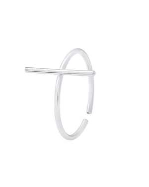 925 Zilver Verstelbare Barette Ring - Destiny