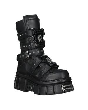 New Rock Goth Platform leren laarzen-M-MET422-S1