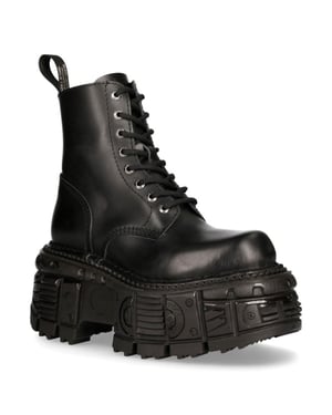 New Rock unisex militaire techno-platformlaarzen - M-MILI084N-S5