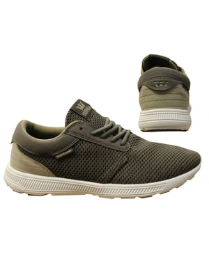 Supra Hammer Run Grijs Mesh Lace Up Casual Heren Hardlooptrainers 08128 036 B84D