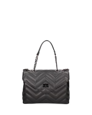 John Richmond schoudertas Vrouwen BLACK AND GOLD