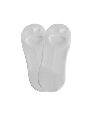 Superga Uniseks Onzichtbare Sokken voor Volwassenen (Set van 2) (Wit)