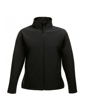 Regatta Opvallende Dames/dames Ablaze Afdrukbaar Soft Shell-jasje (Zwart/Zwart)