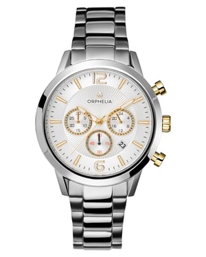Orphelia Tempo herenhorloge Zilverkleurig OR82808