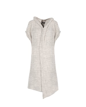 La Haine Inside Us Cardigan Asymmetric Vrouw Wit