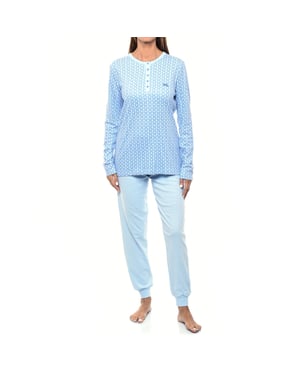 KLP1 dames winterpyjama met lange mouwen