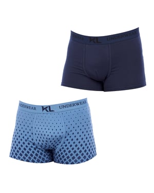 Pack-2 Boxers ademende stof KLB2 heren