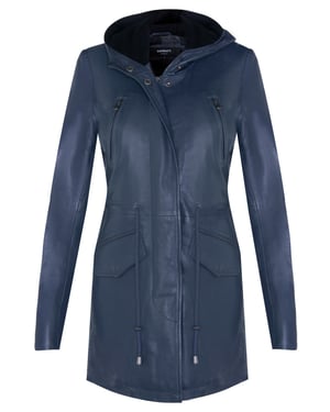 Dames halflange parka-jas met capuchon-Oakengates