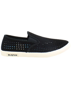 Seavees Baja Portal Dames Zwarte Schoenen
