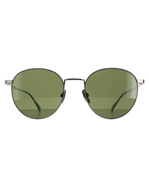 Chopard zonnebril SCHC77M 568P gepolijst grijs groen gepolariseerd