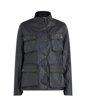 Belstaff Womens Fieldmaster Dark Ink Marineblauw dun jack