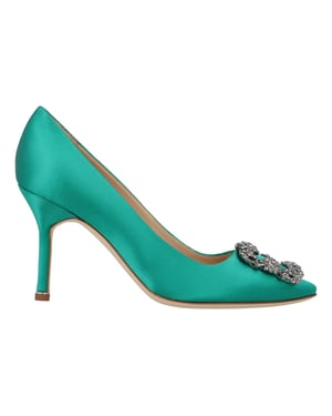 Manolo Blahnik Hangisi 090 Pumps Groen