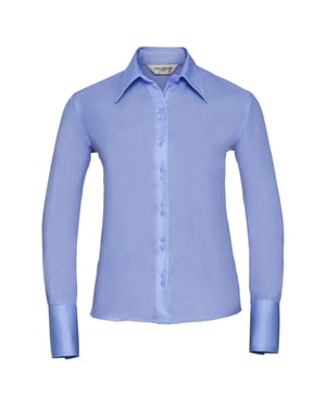Russell Collection Dames/Dames Ultimate Shirt Met Lange Mouwen (Heldere lucht)