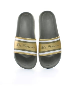 Ben Sherman Weston Heren Khaki Sliders