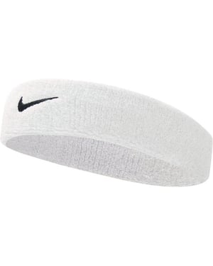 Nike - Swoosh Hoofdband. (Wit)