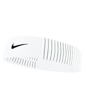 Nike Unisex volwassene Reveal Dri-FIT Hoofdband (Wit/zwart)