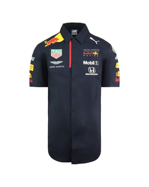 Puma Aston Martin Red Bull Racing Team F1 Korte Mouw Heren Shirt 762883 01