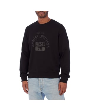 Bedrukt crewneck sweatshirt A12242-2RIAJH heren