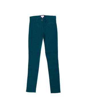 Lange broek met verstelbare elastische tailleband 17I13604 meisje