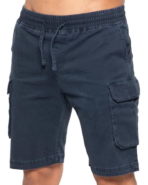 Enzo | Heren Cargo Korte Broek - Navy
