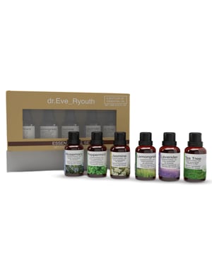 Etherische olieset (doos met 6 flessen)