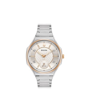 Bulova Curv dameshorloge Zilverkleurig 98P182
