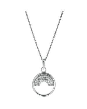 Orphelia 'Tista' Dames 925 Sterling Zilveren Hanger met Ketting - Zilver ZH-7586