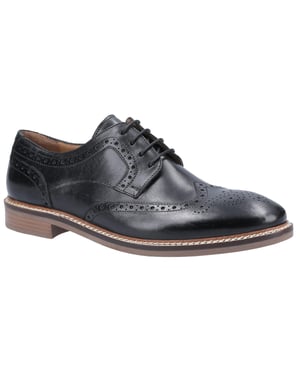 Hush Puppies Heren Bryson leren Oxford Schoenen (Zwart)