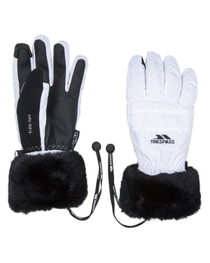 Trespass Vrouwen/dames Yanki-handschoenen (Wit)