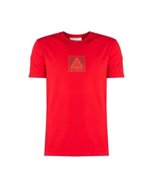 Iceberg T-Shirt C-Neck Mannen rood