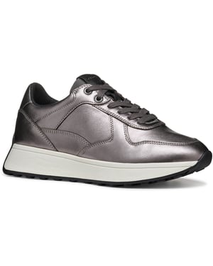 Geox D Amabel A Leren Damestrainers