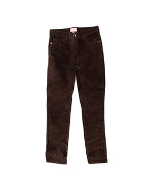 Lange suède broek 17I13603 jongen