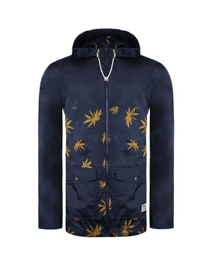 Vans Off The Wall Bedrukte Herenjas Navy/Bruin