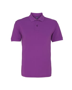 Asquith & Fox Heren Poloshirt met korte mouwen (Orchidee)