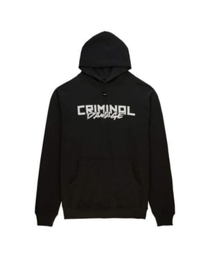 Criminal Damage Lemon Heren Zwart Hoodie