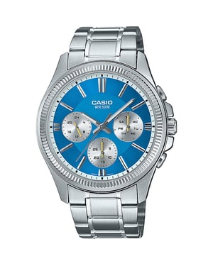 Casio Casio Collection Heren Zilveren Horloge MTP-1375PD-2A2VEF