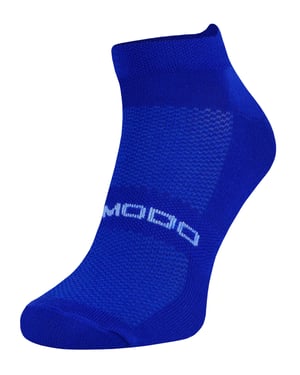 Merinowol hardloopsokken | Comodo | Lichtgewicht gedempte enkelsportsokken voor heren en dames - Blauw