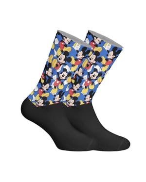 Lange uniseks sokken met elastische print